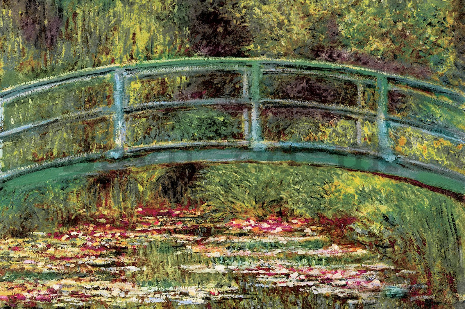 Wall mural vlies: Claude Monet, Pond with water lilies - 104x70,5 cm