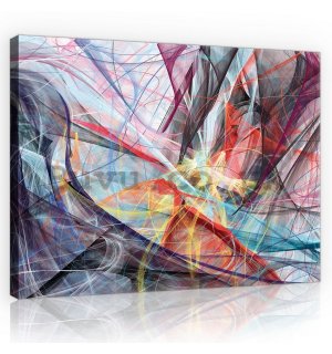 Painting on canvas: Modern Abstraction (2) - 75x100 cm