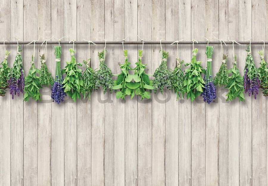 Painting on canvas: Lavender and herbs - 75x100 cm