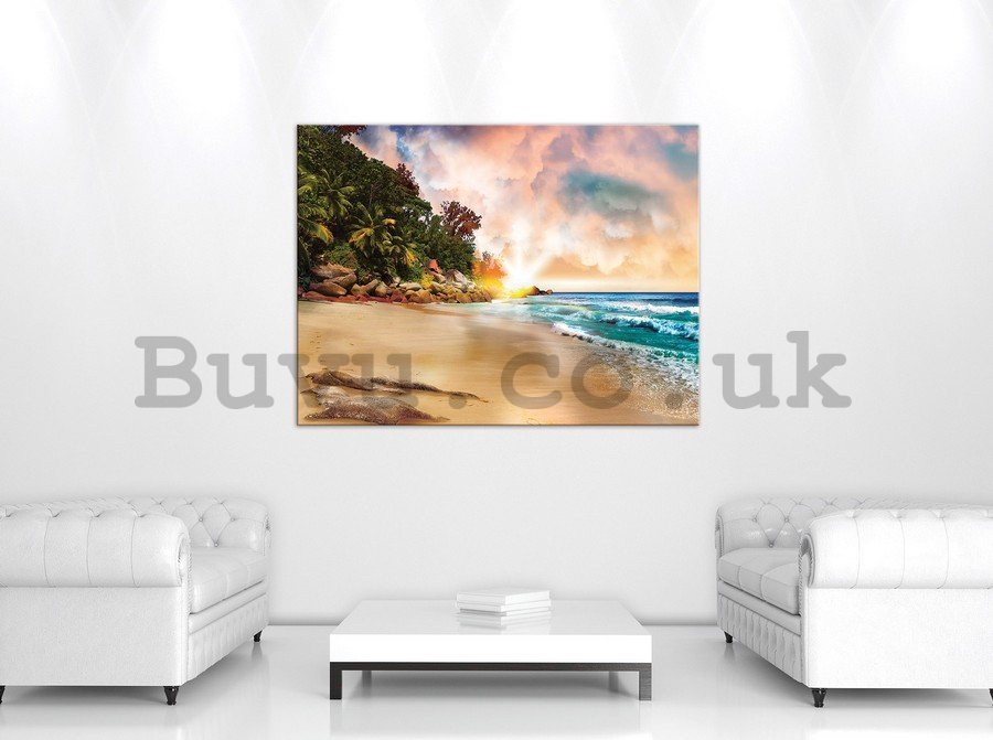 Painting on canvas: Paradise on the Beach (3) - 75x100 cm