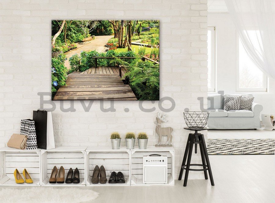 Painting on canvas: Tropical Resort (2) - 75x100 cm