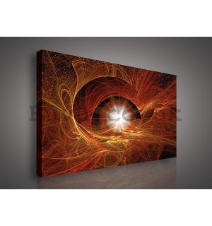 Painting on canvas: Cosmic radiation - 75x100 cm