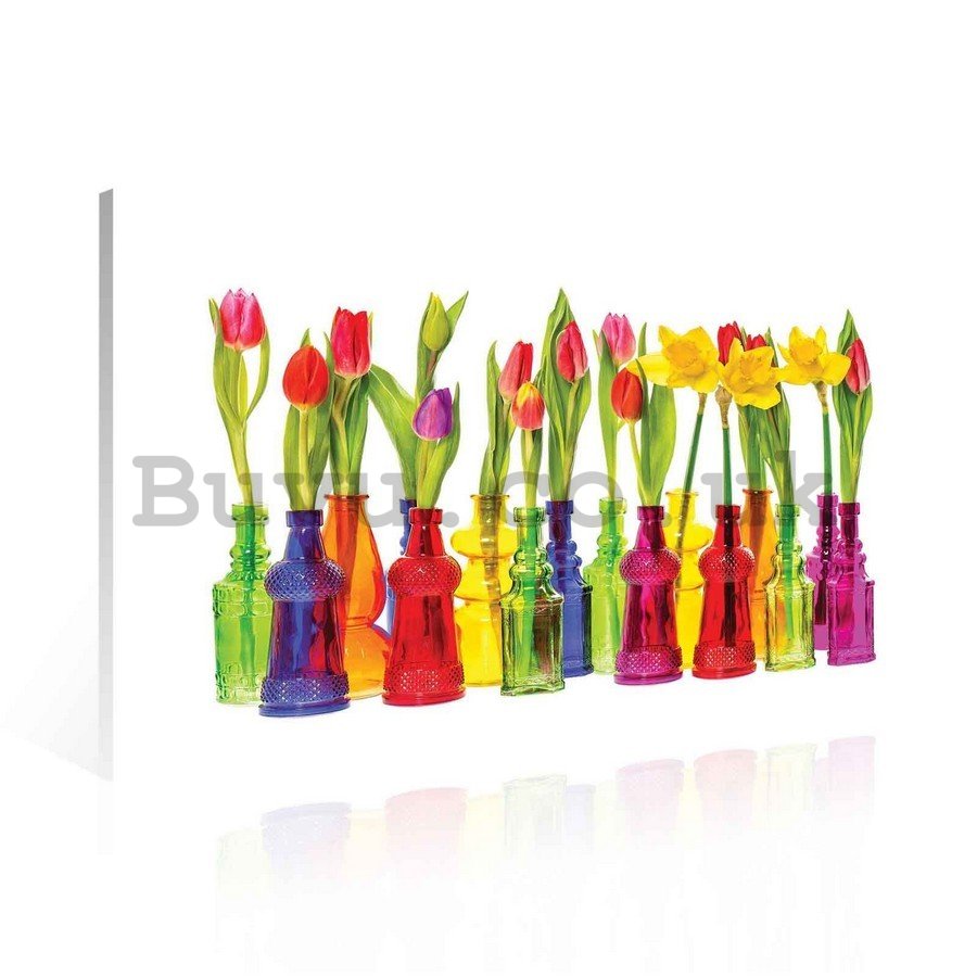 Painting on canvas: Tulips - 75x100 cm