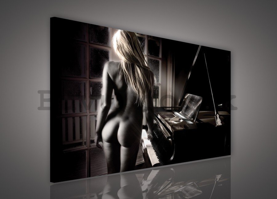 Painting on canvas: Girl at Piana - 75x100 cm