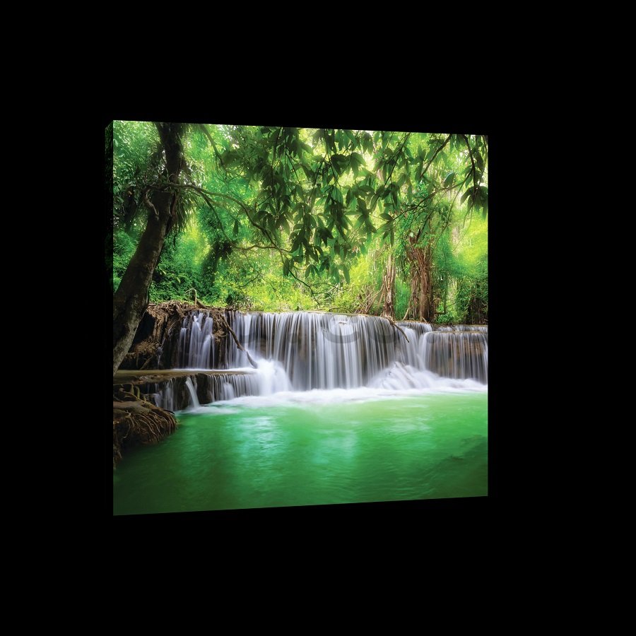 Painting on canvas: Waterfall (3) - 75x100 cm