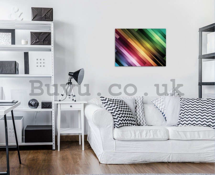 Painting on canvas: Color Glow (2) - 75x100 cm