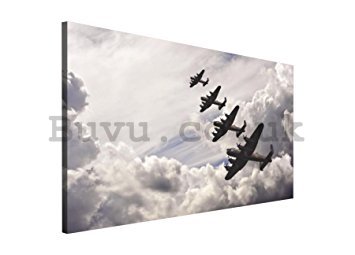 Painting on canvas: Bomber Squadron - 75x100 cm