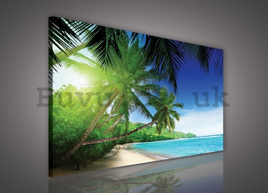 Painting on canvas: Paradise on the Beach - 75x100 cm