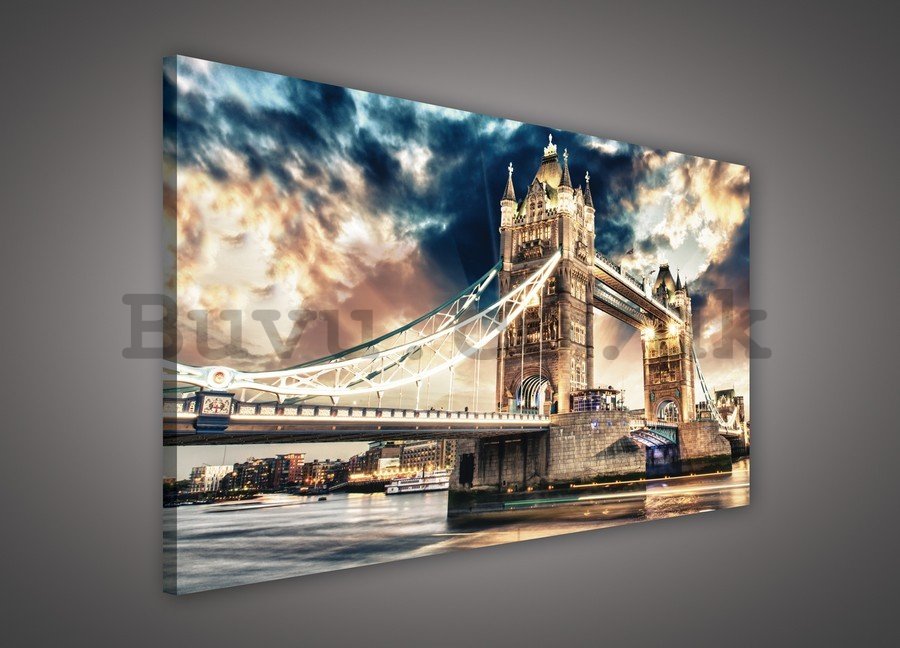 Painting on canvas: Tower Bridge (3) - 75x100 cm