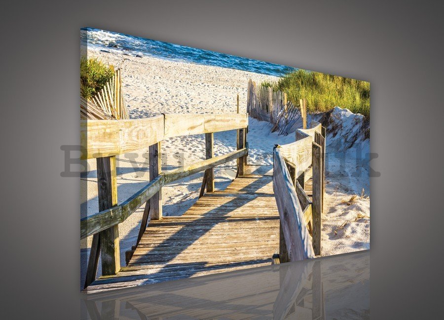Painting on canvas: Canvas on the Beach (5) - 75x100 cm