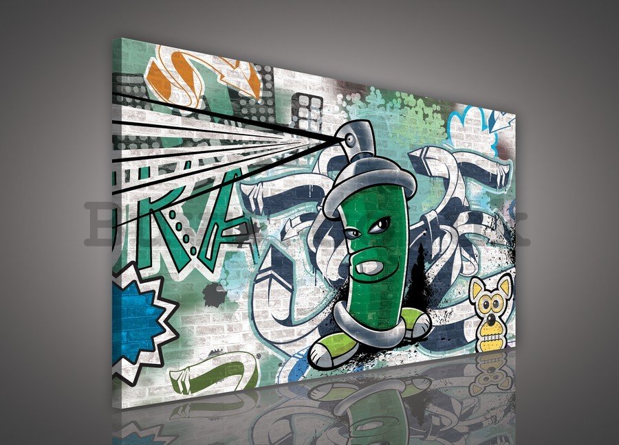 Painting on canvas: Graffiti (8) - 75x100 cm