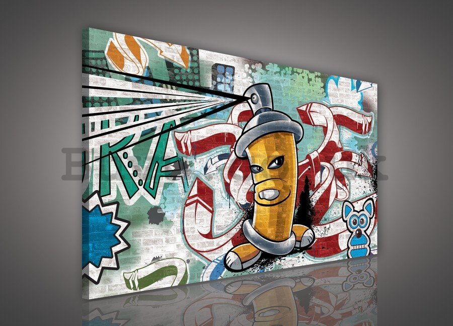 Painting on canvas: Graffiti (6) - 75x100 cm