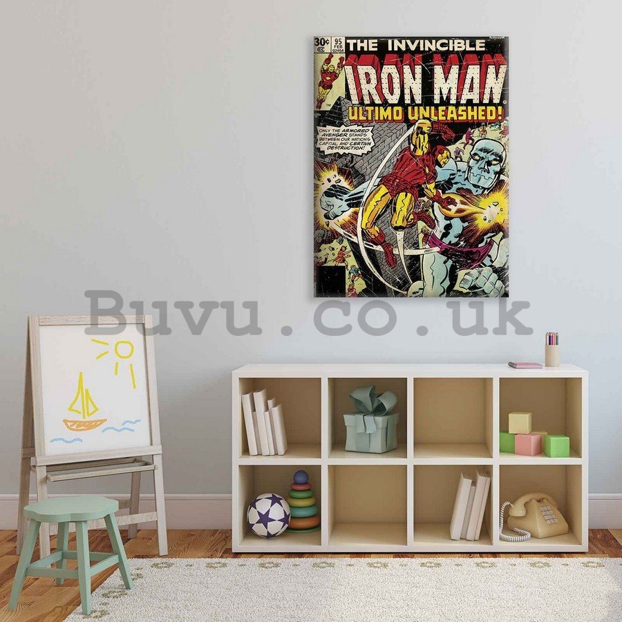 Painting on canvas: Iron Man (comics) - 75x100 cm