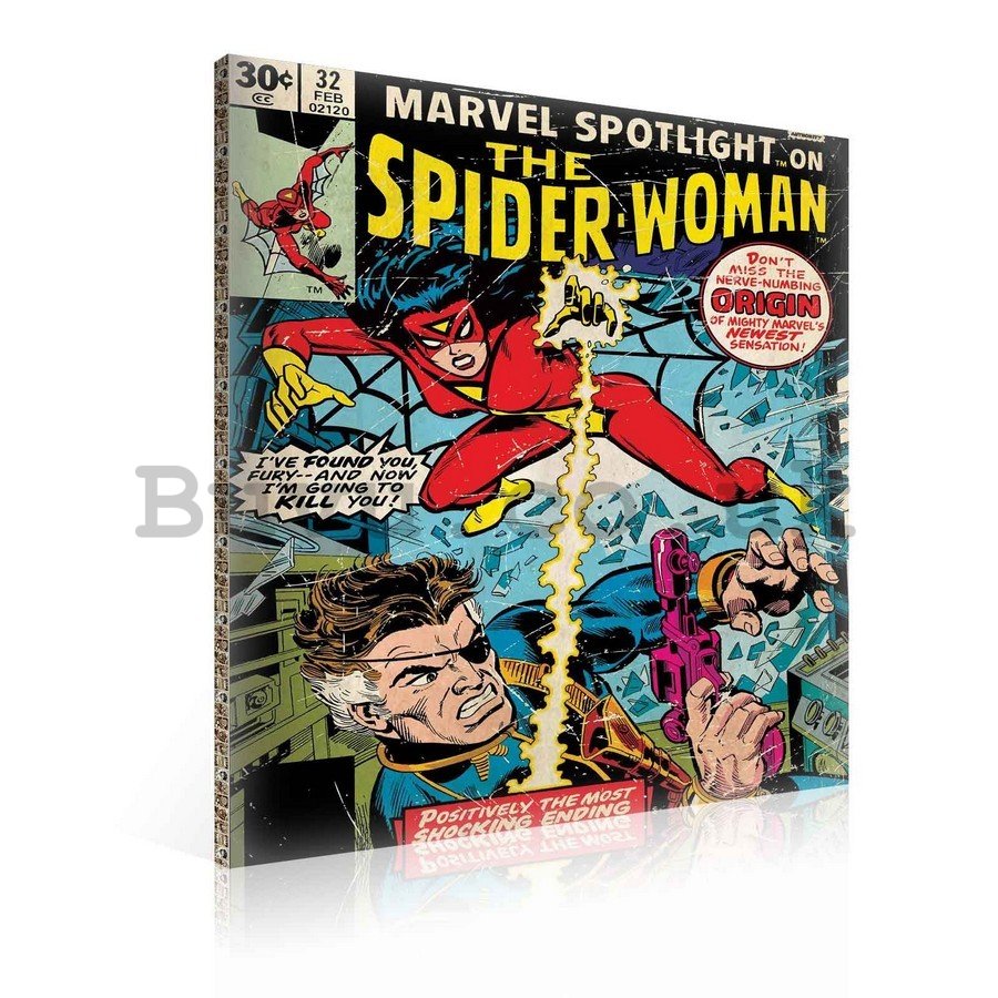 Painting on canvas: The Spider-Woman (comics) - 75x100 cm
