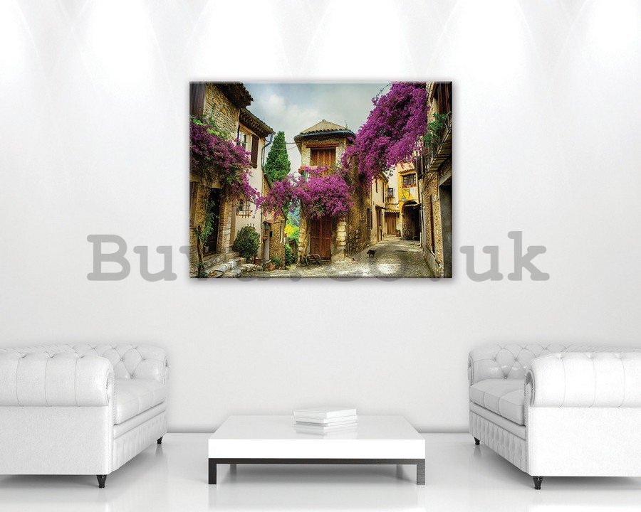 Painting on canvas: Floral Lane (4) - 75x100 cm