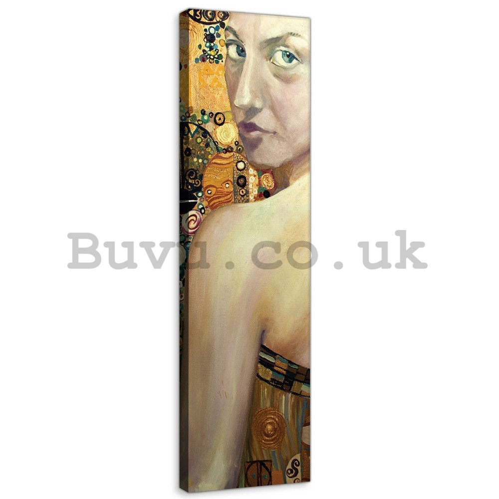 Painting on canvas: Beauty (oil painting) - 145x45 cm