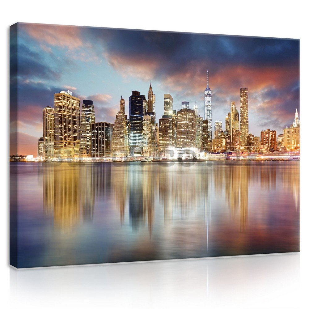 Painting on canvas: Reflection of New York - 75x100 cm