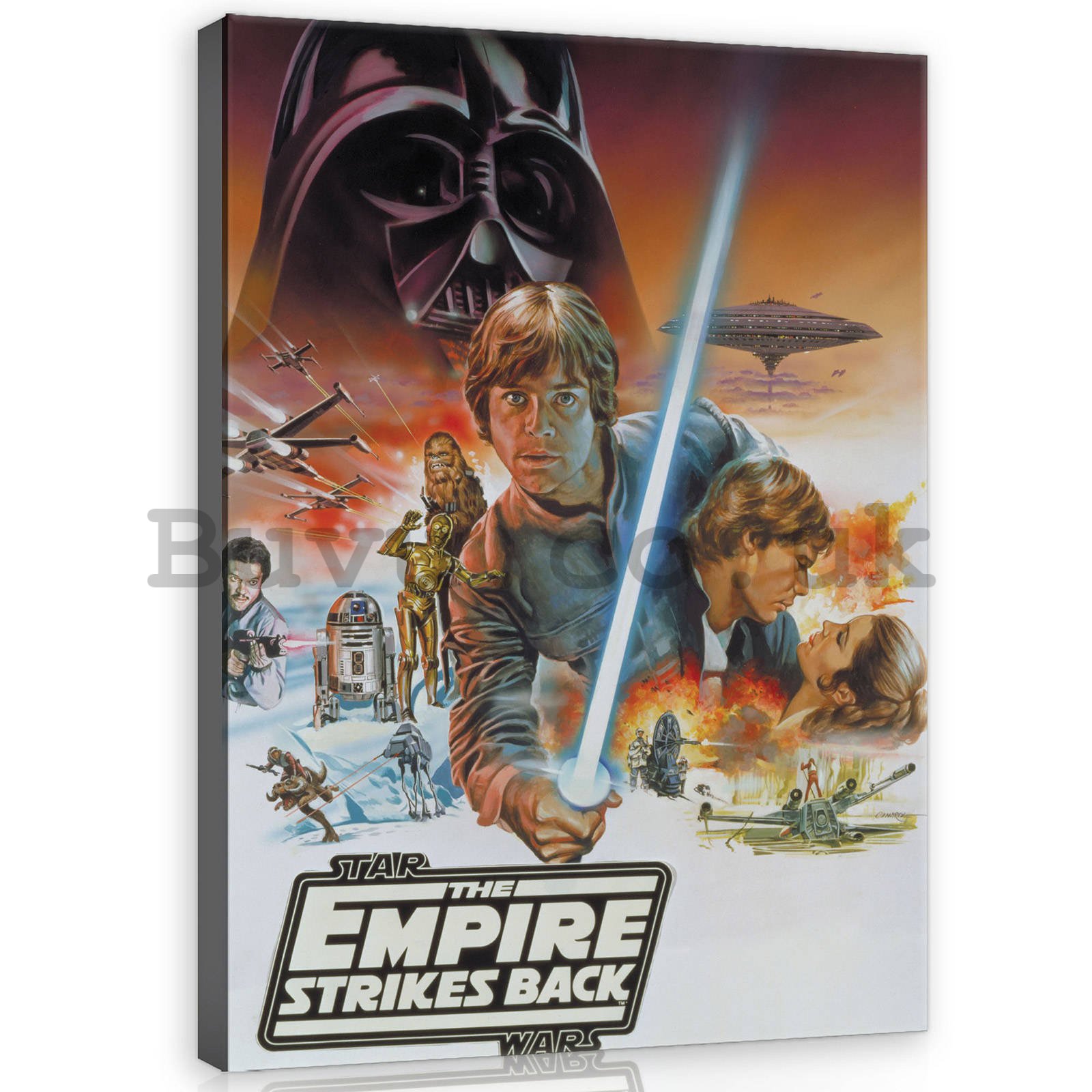 Painting on canvas: Star Wars The Empire Strikes Back - 75x100 cm