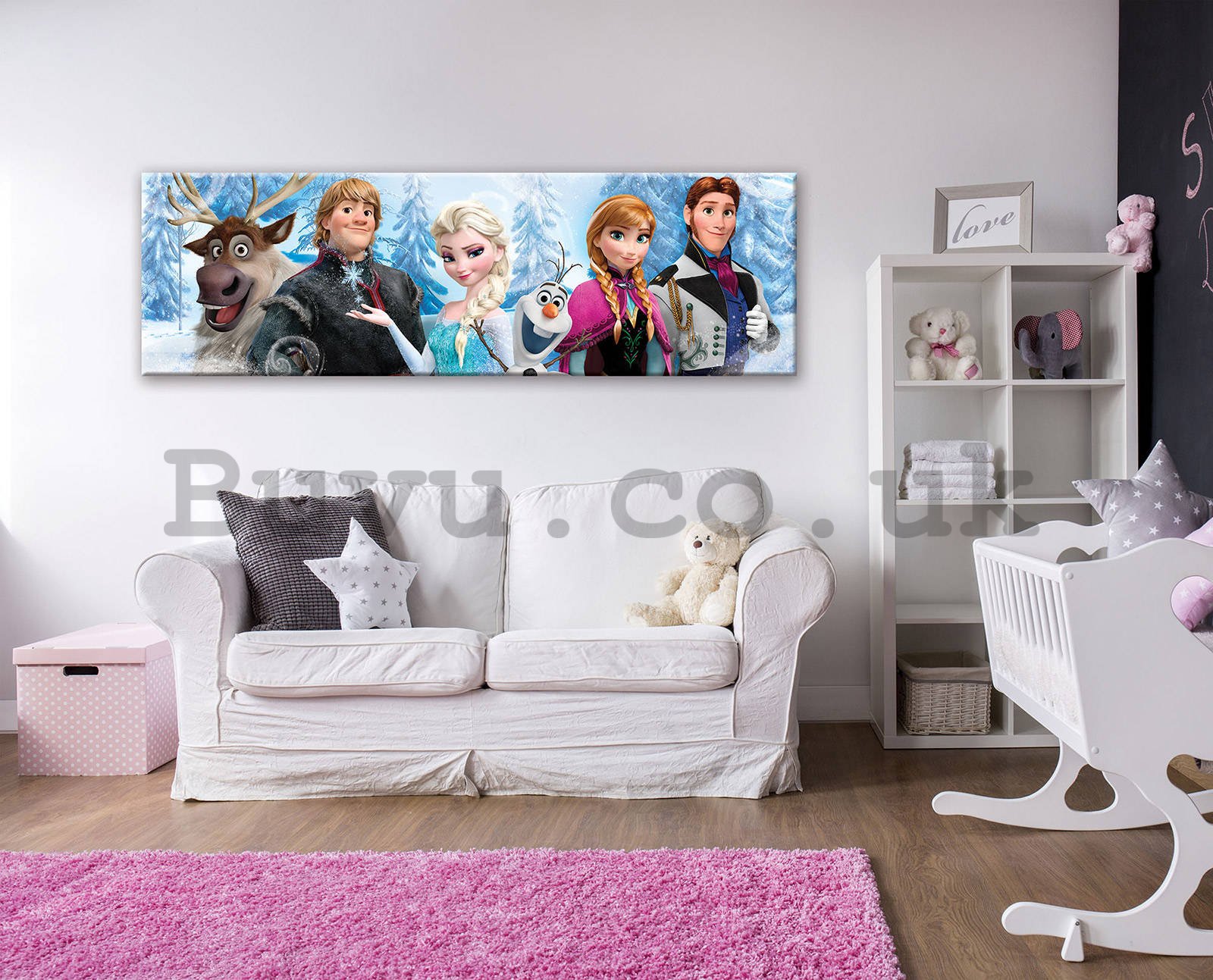 Painting on canvas: Frozen (12) - 145x45 cm