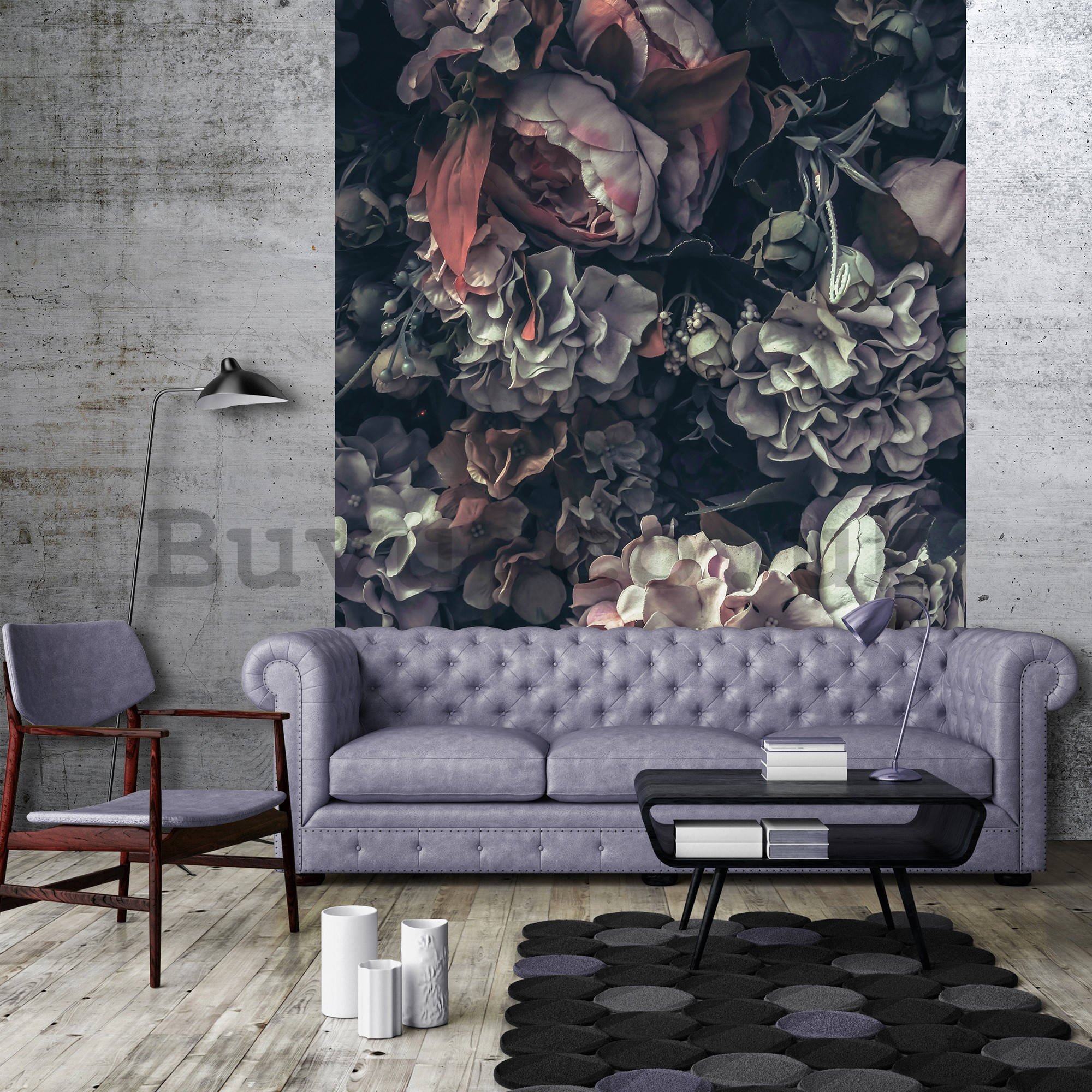 Wall mural: Flower combination (2) - 184x254 cm
