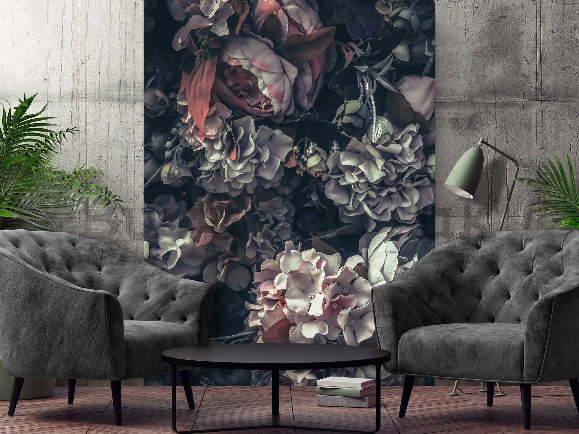 Wall mural: Flower combination (2) - 184x254 cm