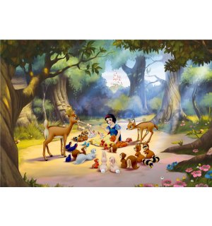Wall mural vlies: Snow White and the Seven Dwarf (1) - 360x270 cm
