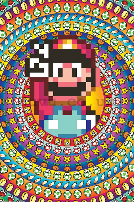 Poster - Super Mario (Power Ups) 