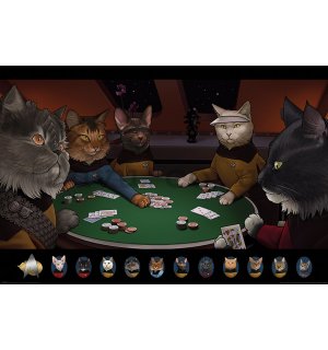 Poster - Star Trek Cats (Poker) 