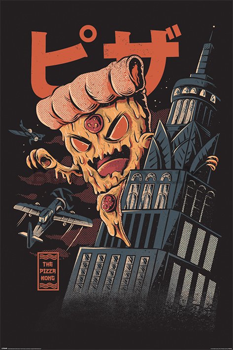 Poster - Ilustrata (Pizza Kong)