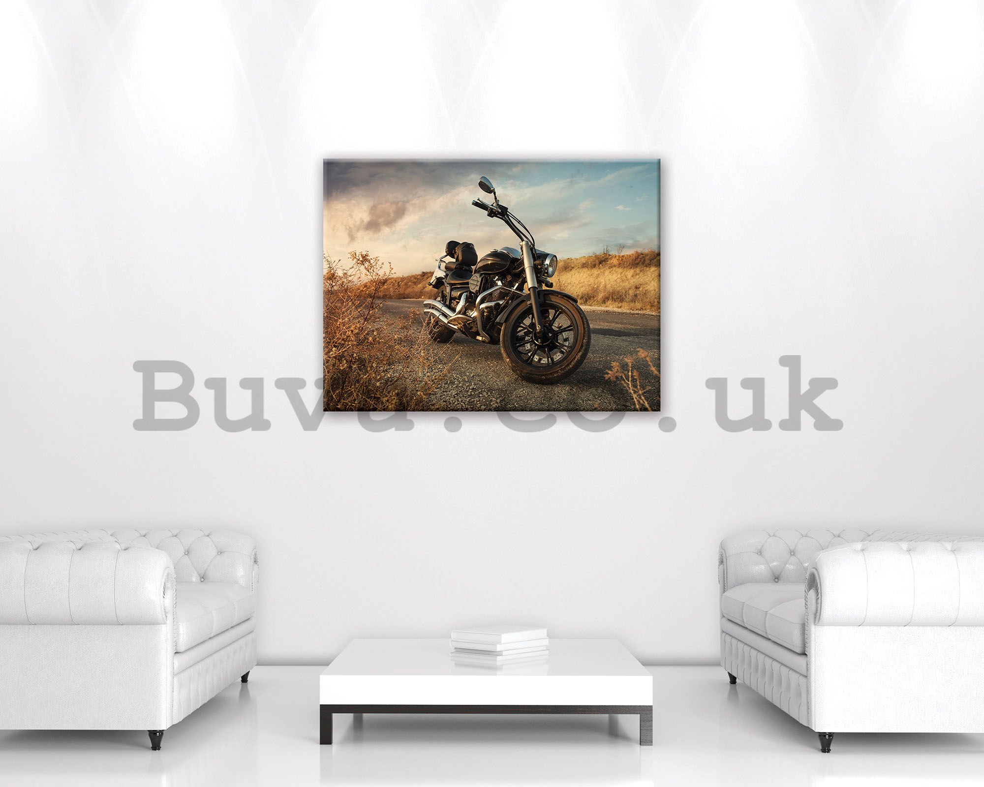 Painting on canvas: Motorbike (1) - 80x60 cm