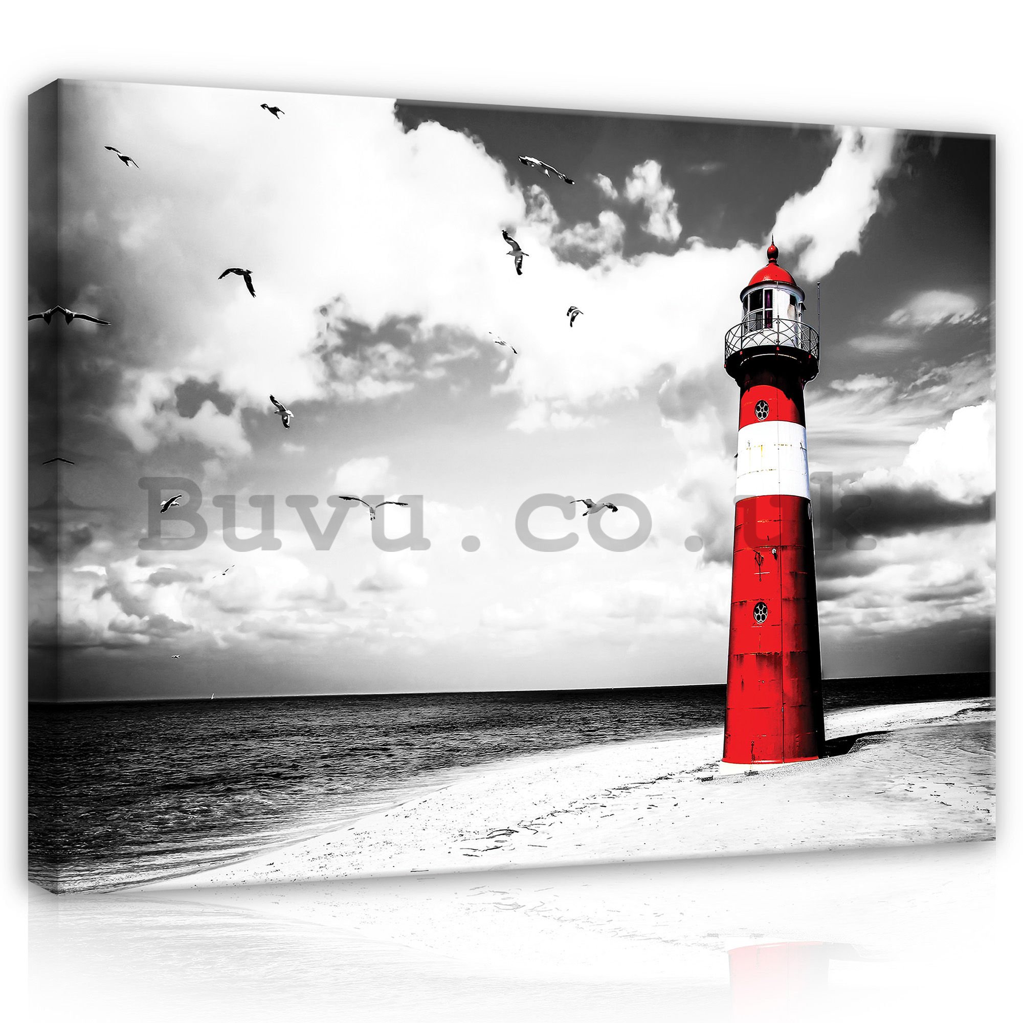 Painting on canvas: Lighthouse (2) - 80x60 cm