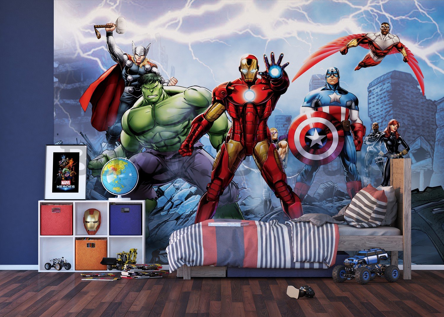 Wall mural vlies: Disney Avengers - 360x254 cm