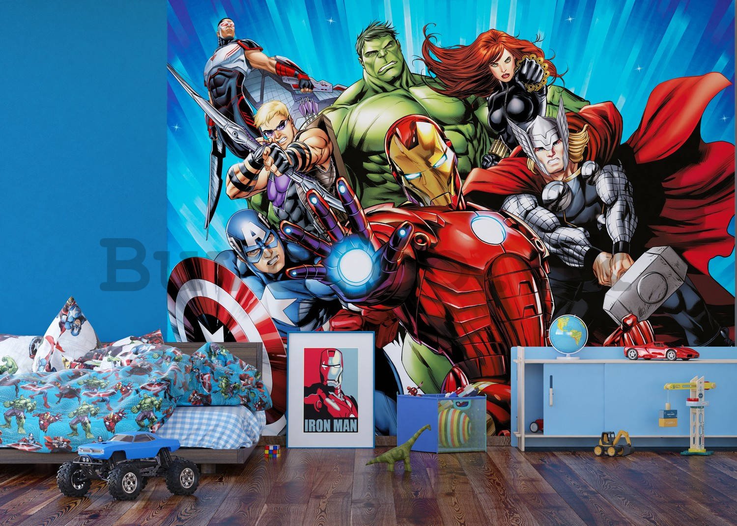 Wall mural vlies: Avengers (3) - 360x270 cm
