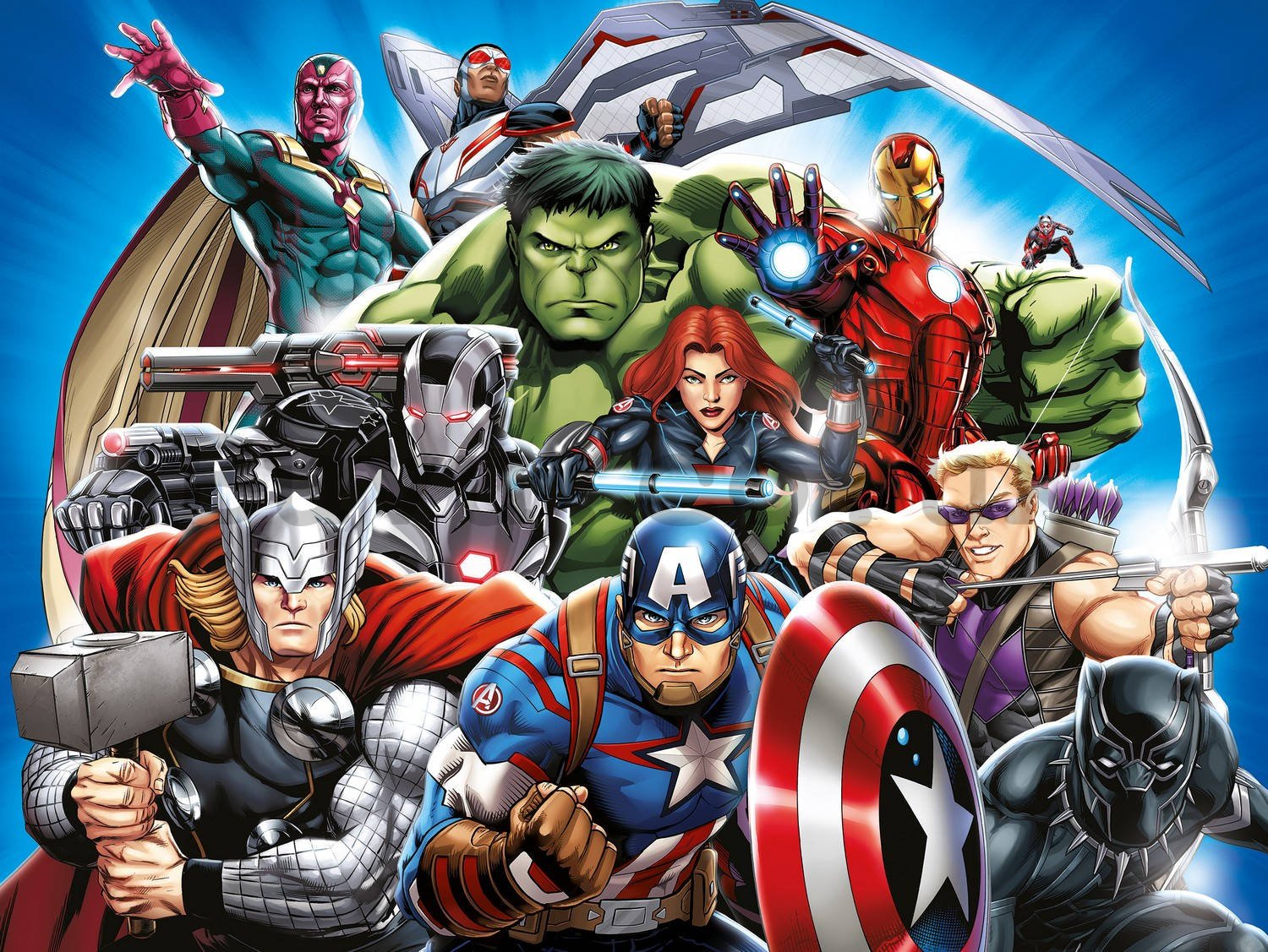 Wall mural vlies: Avengers (7) - 360x270 cm