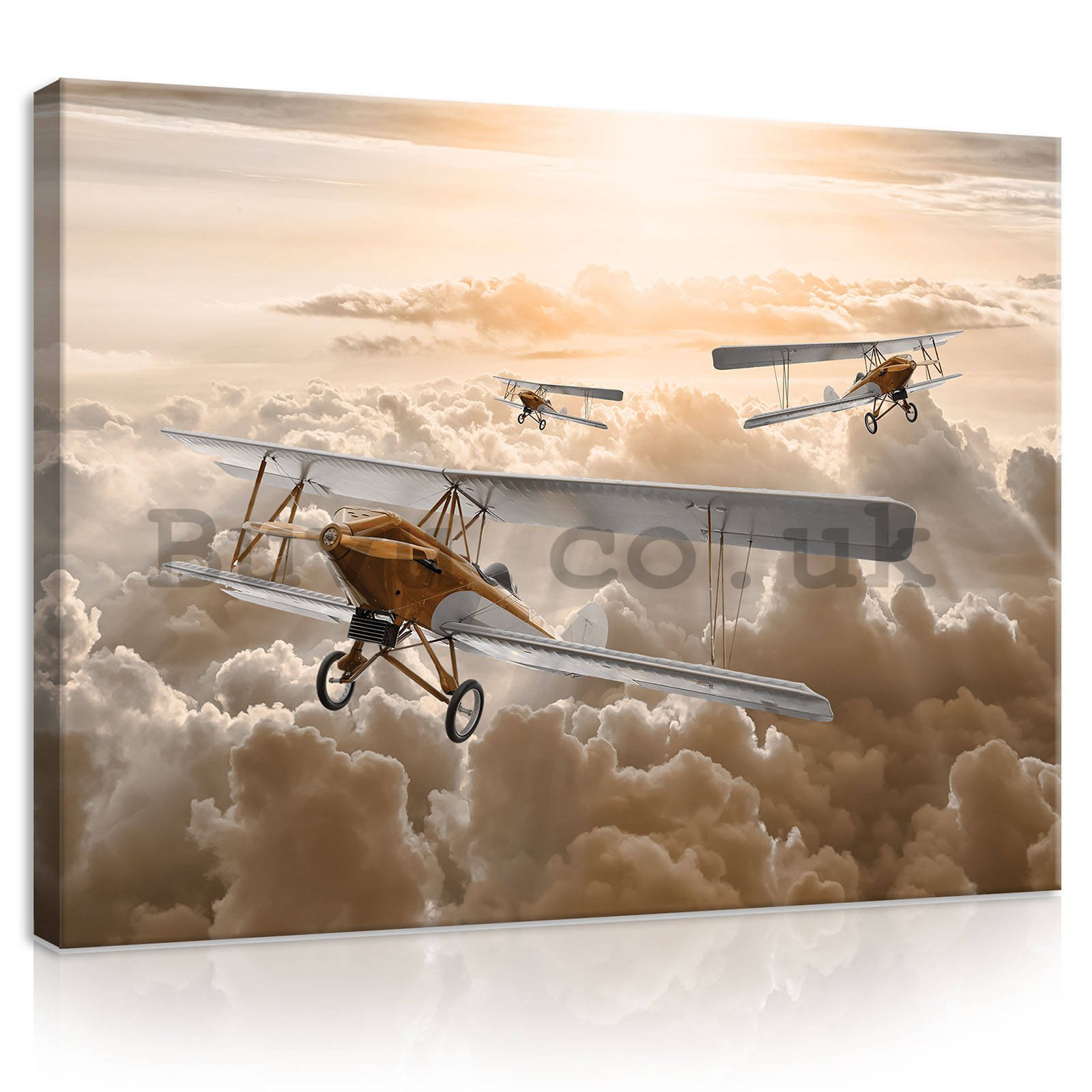 Painting on canvas: Biplanes - 80x60 cm