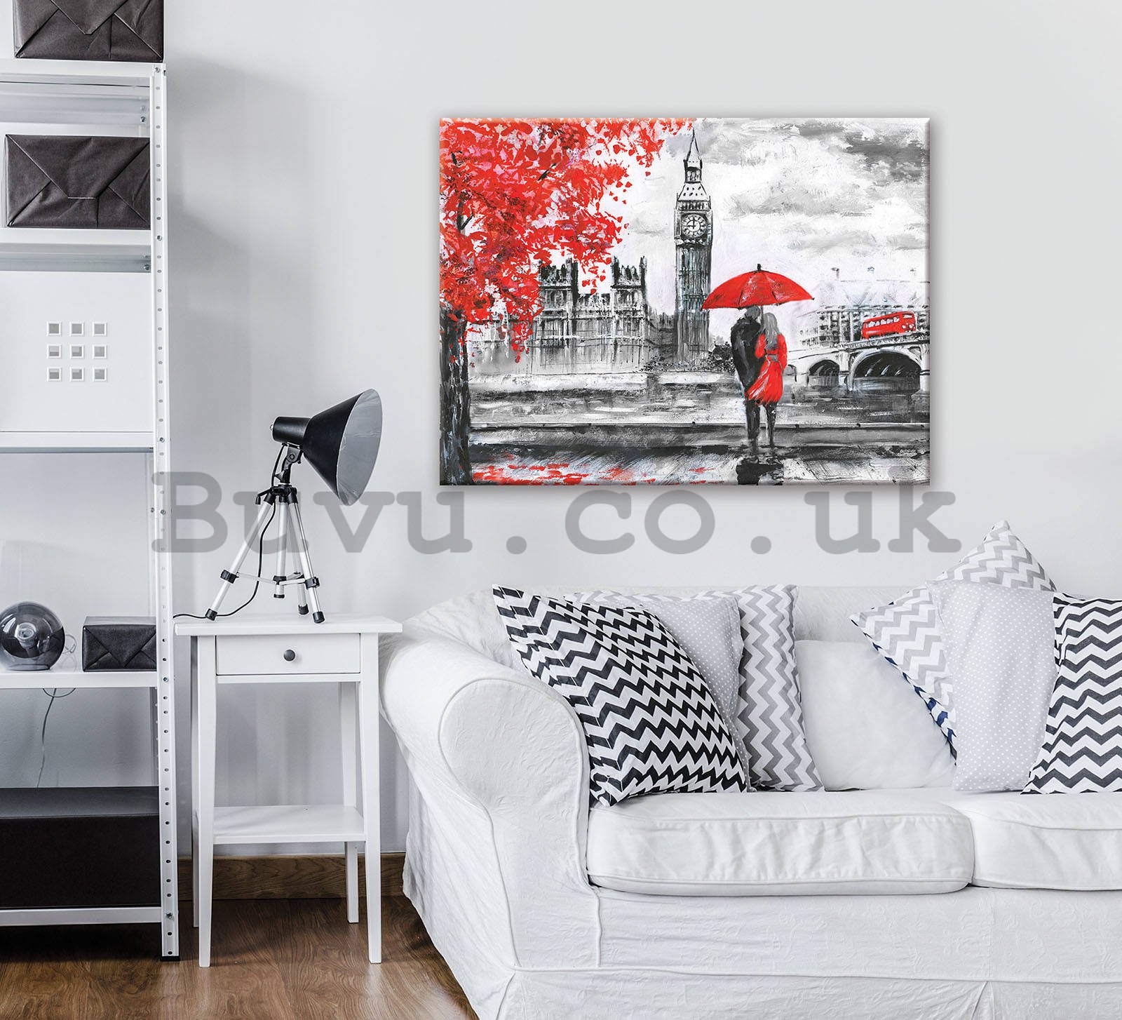Painting on canvas: London (painted) - 80x60 cm
