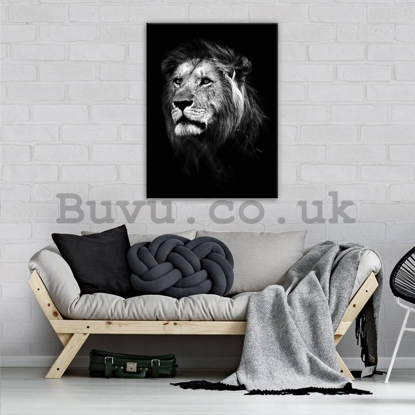 Painting on canvas: The Lion (5) - 60x80 cm