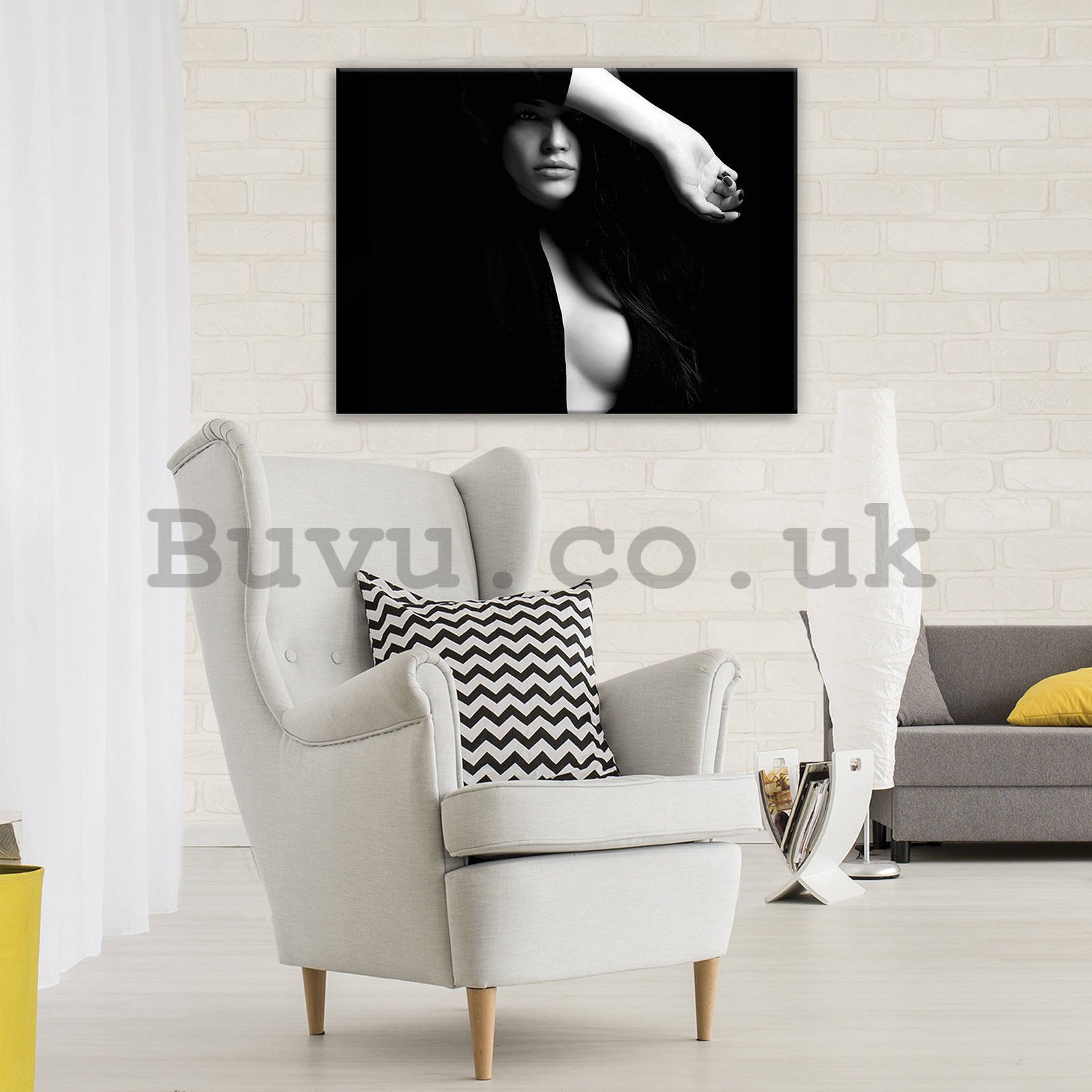 Painting on canvas: Mysterious Woman (3) - 80x60 cm