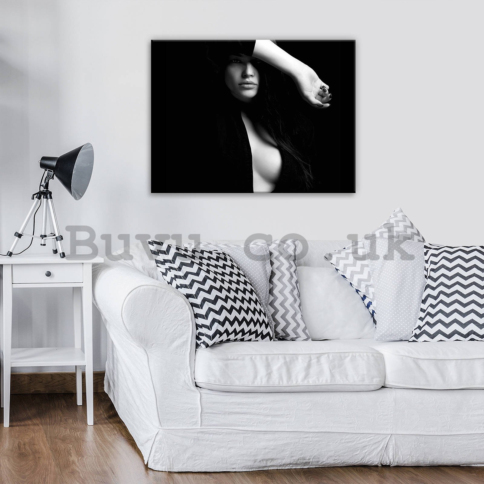 Painting on canvas: Mysterious Woman (3) - 80x60 cm