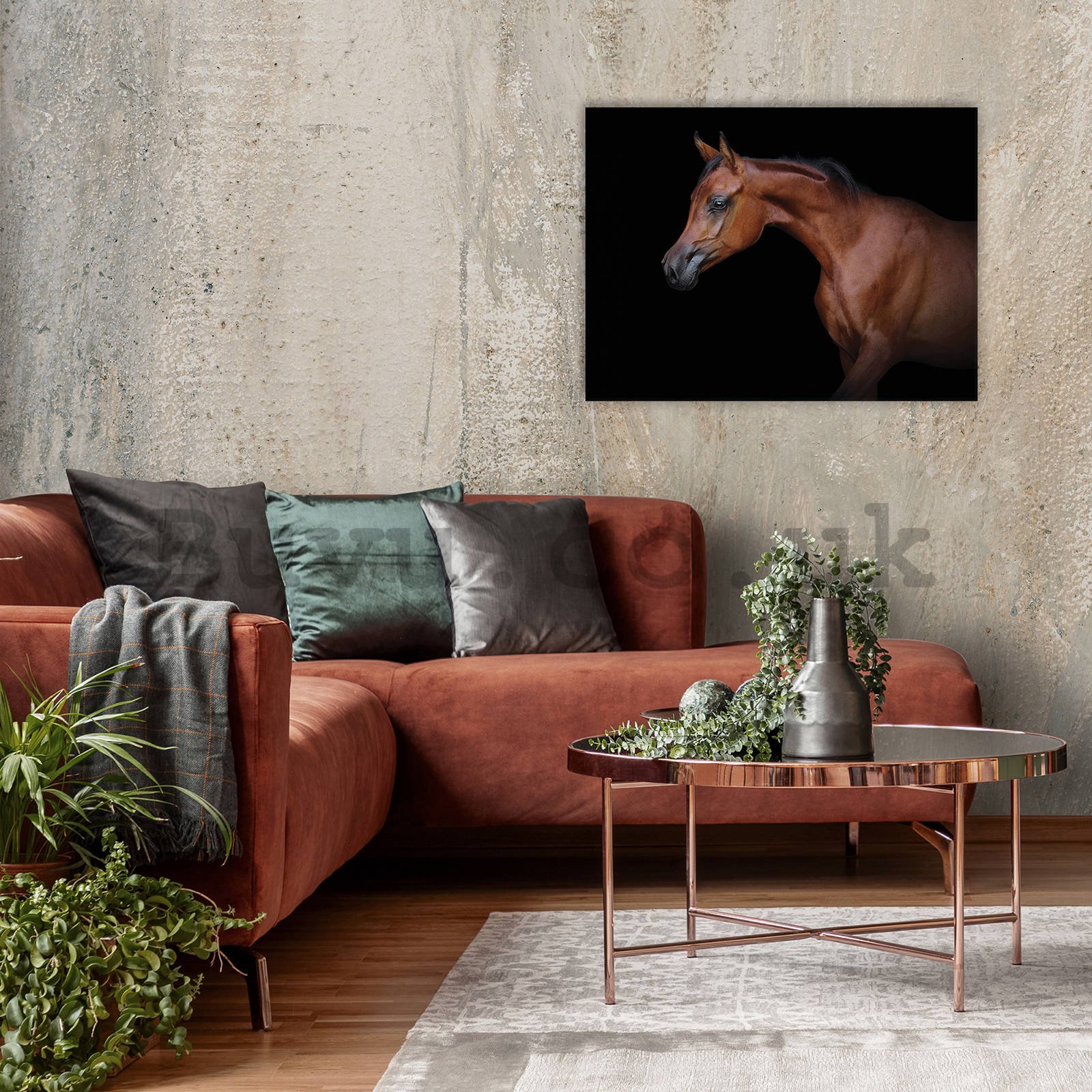 Painting on canvas: Horse (3) - 80x60 cm