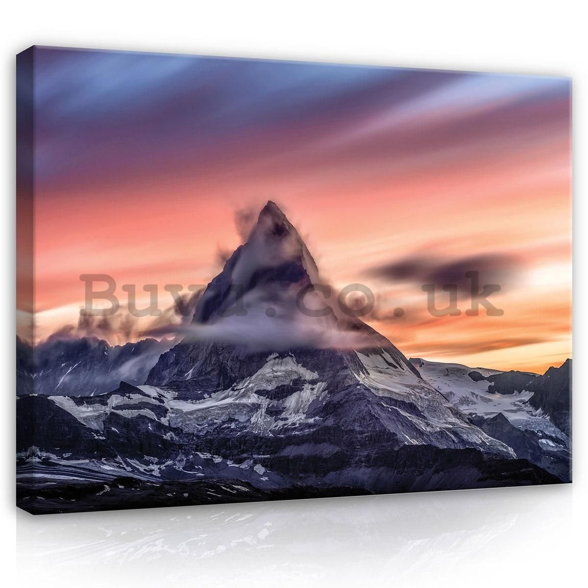 Painting on canvas: Matterhorn (1) - 100x75 cm