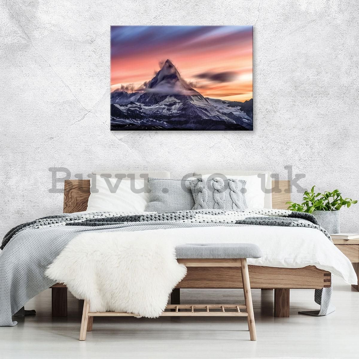 Painting on canvas: Matterhorn (1) - 100x75 cm