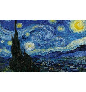 Wall mural vlies: Vincent Van Gogh, The Starry Night - 152,5x104 cm
