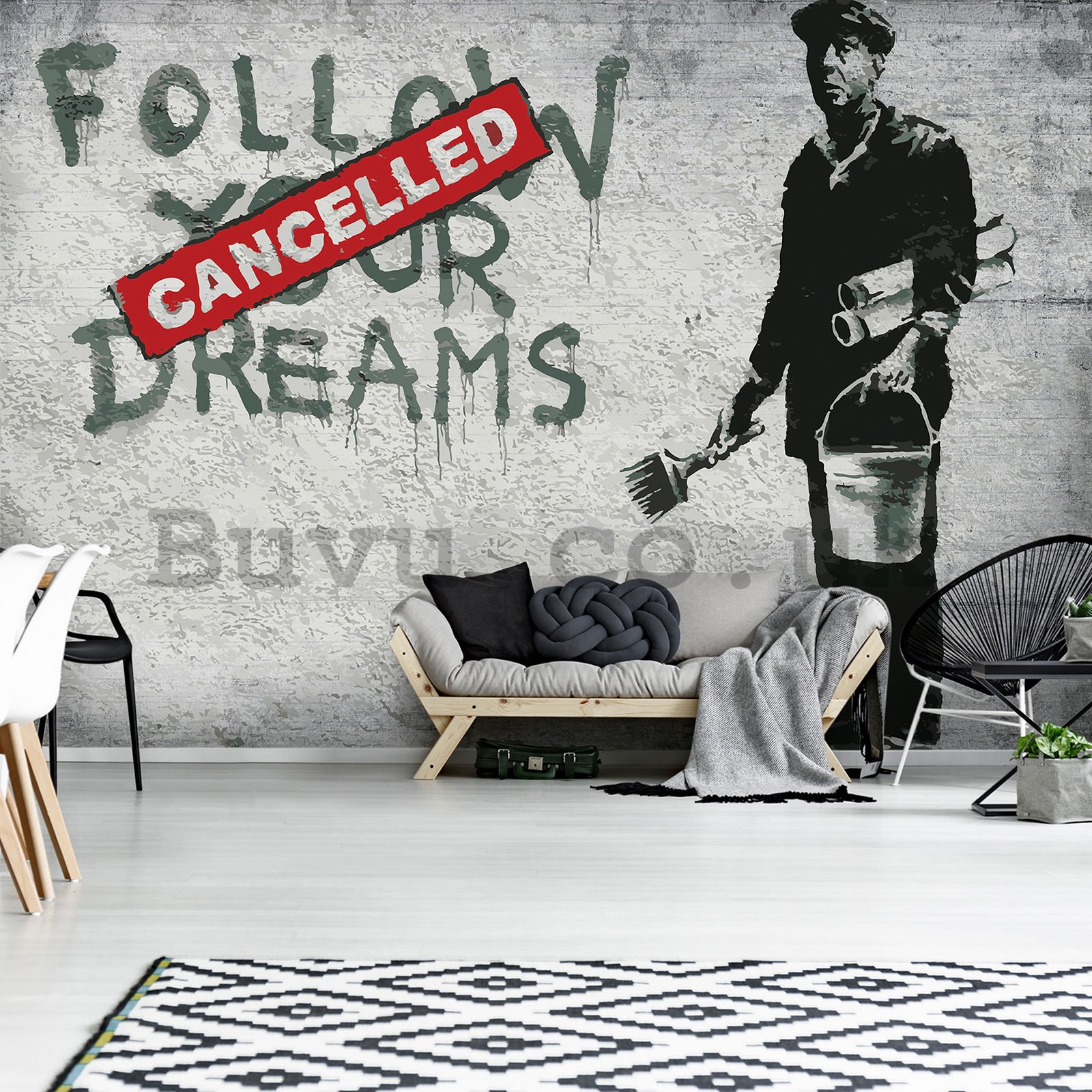 Wall mural vlies: Follow Your Dreams (Cancelled) - 416x254 cm