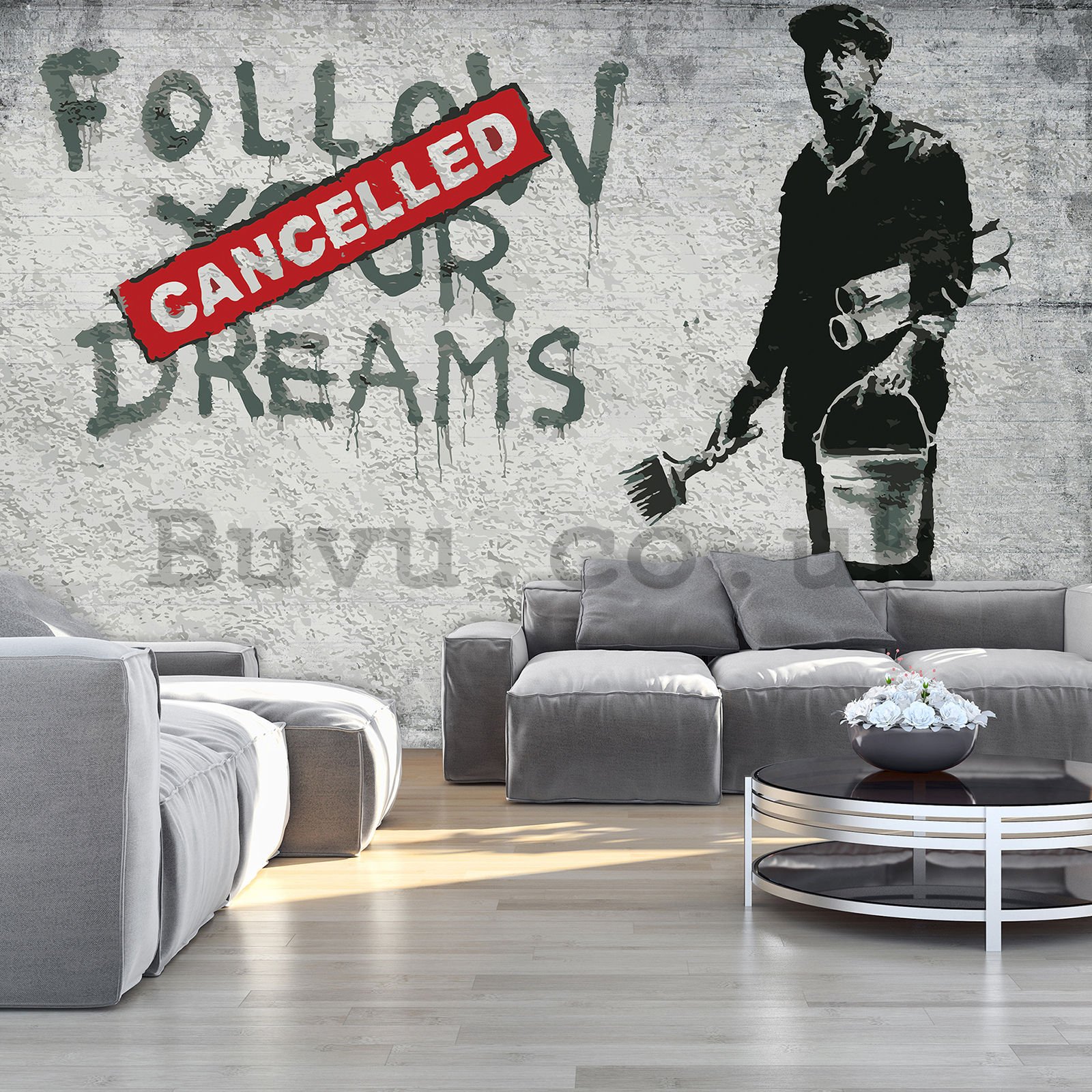 Wall mural vlies: Follow Your Dreams (Cancelled) - 416x254 cm