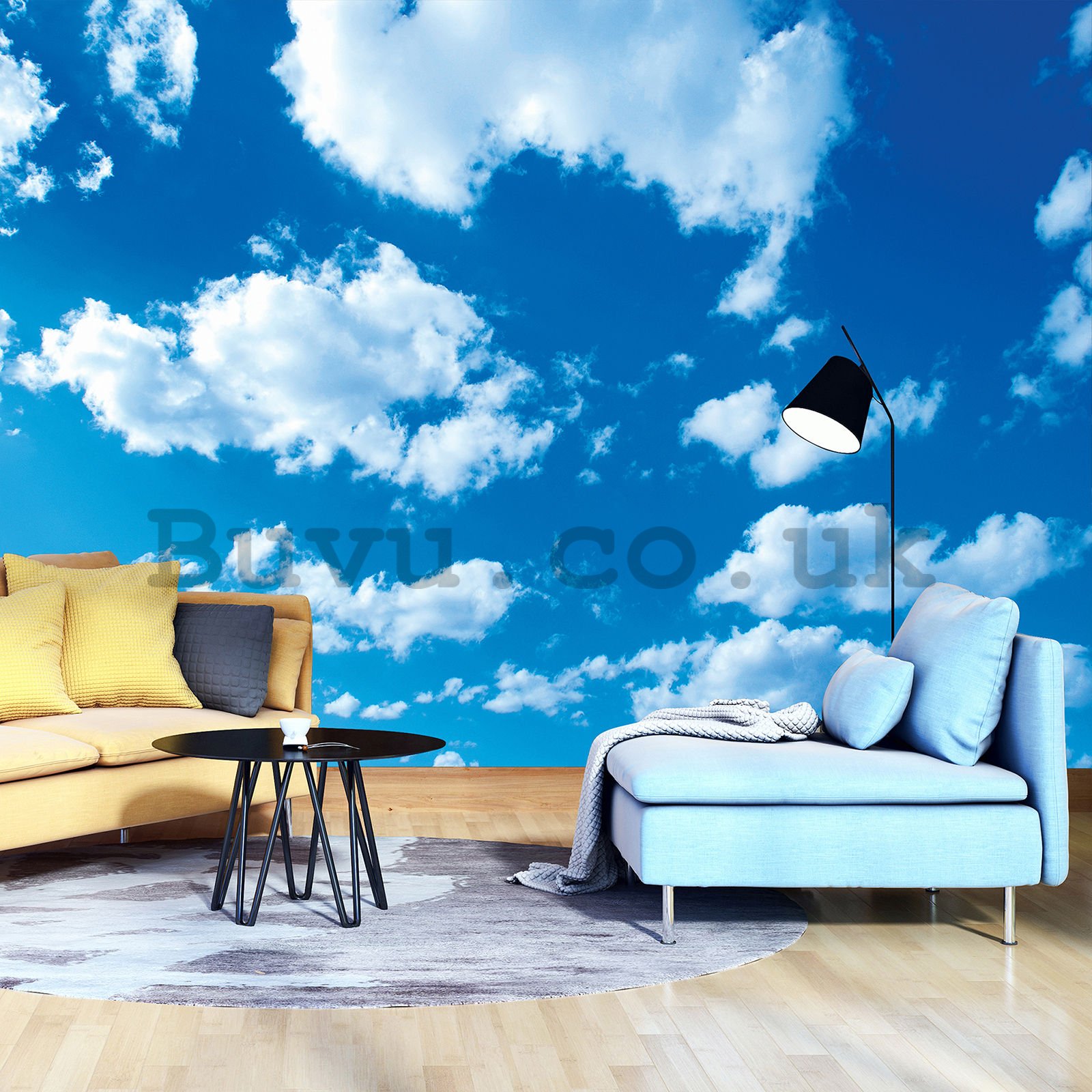 Wall Mural: Clouds (1)  - 254x184 cm