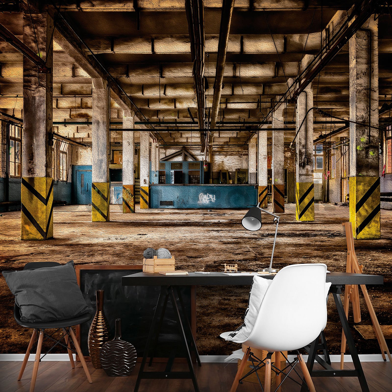 Wall Mural: Old warehouse - 368x254 cm