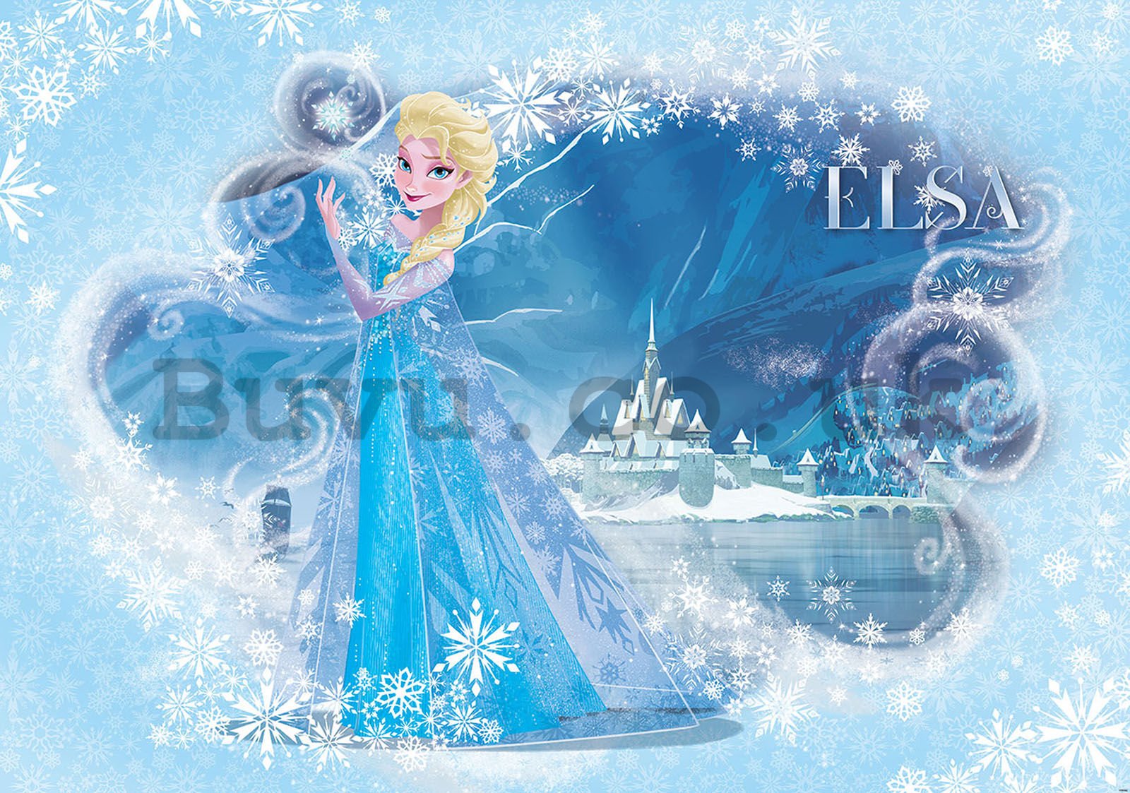 Wall Mural vlies: Elsa II (Frozen) - 208x146 cm