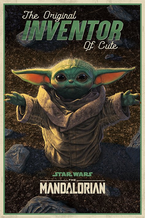 Poster - Star Wars: The Mandalorian (The Original Inventor Of Cute)