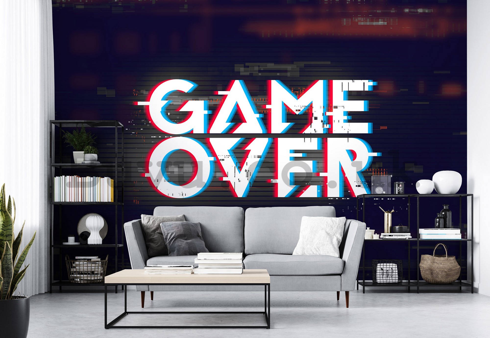 Wall mural vlies: Game Over - 368x254 cm